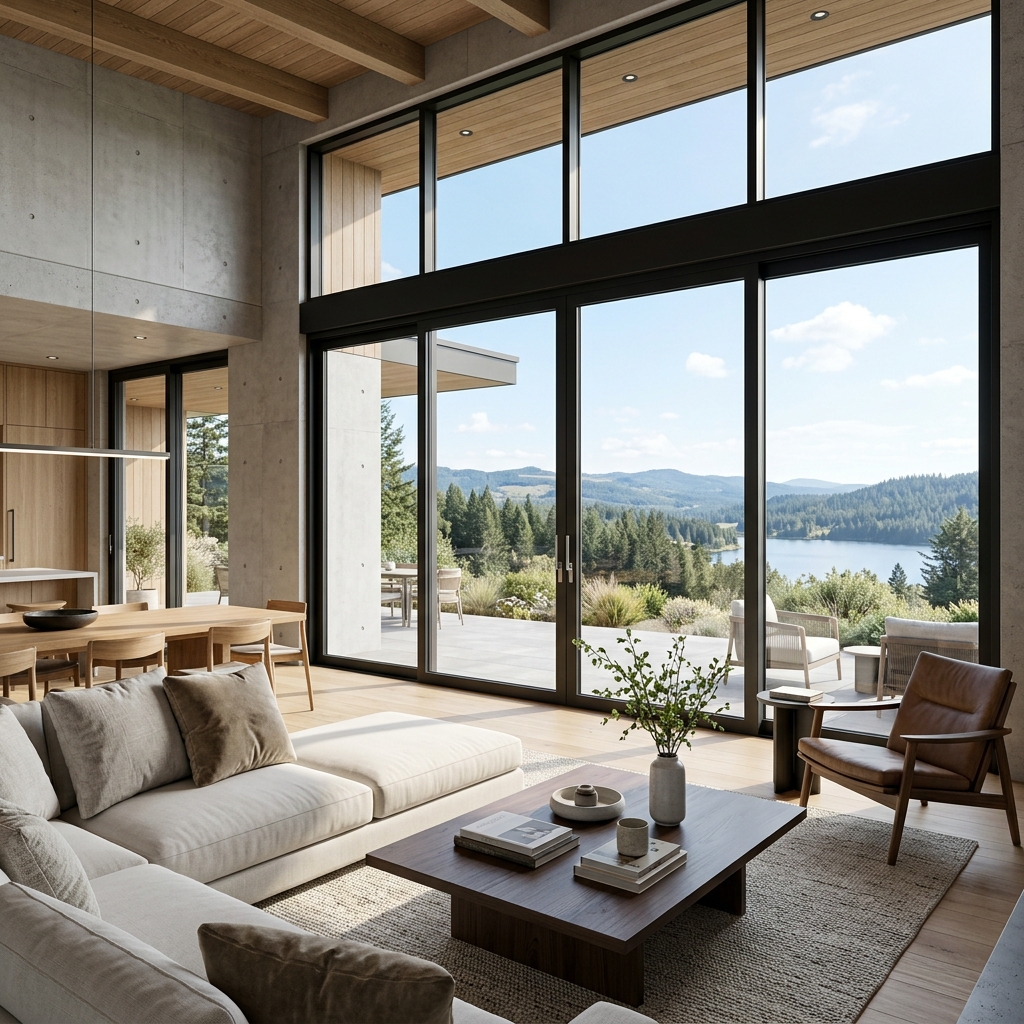 Ventanas modernas instaladas